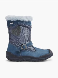 Angebote ???? Stiefel & ???? Boots Elefanten Schneeboots Zipora, Weite W Blau Günstig Kaufen ????