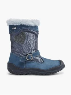 Angebote 🎁 Stiefel & 🥾 Boots Elefanten Schneeboots Zipora, Weite W Blau Günstig Kaufen 🎉