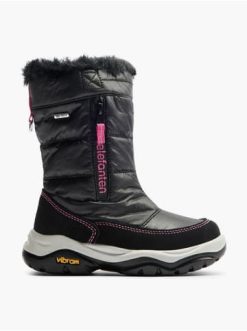 Aktion ???? Stiefel & ???? Boots Elefanten Schneestiefel Daisy, Weite W Schwarz Günstig Kaufen ????